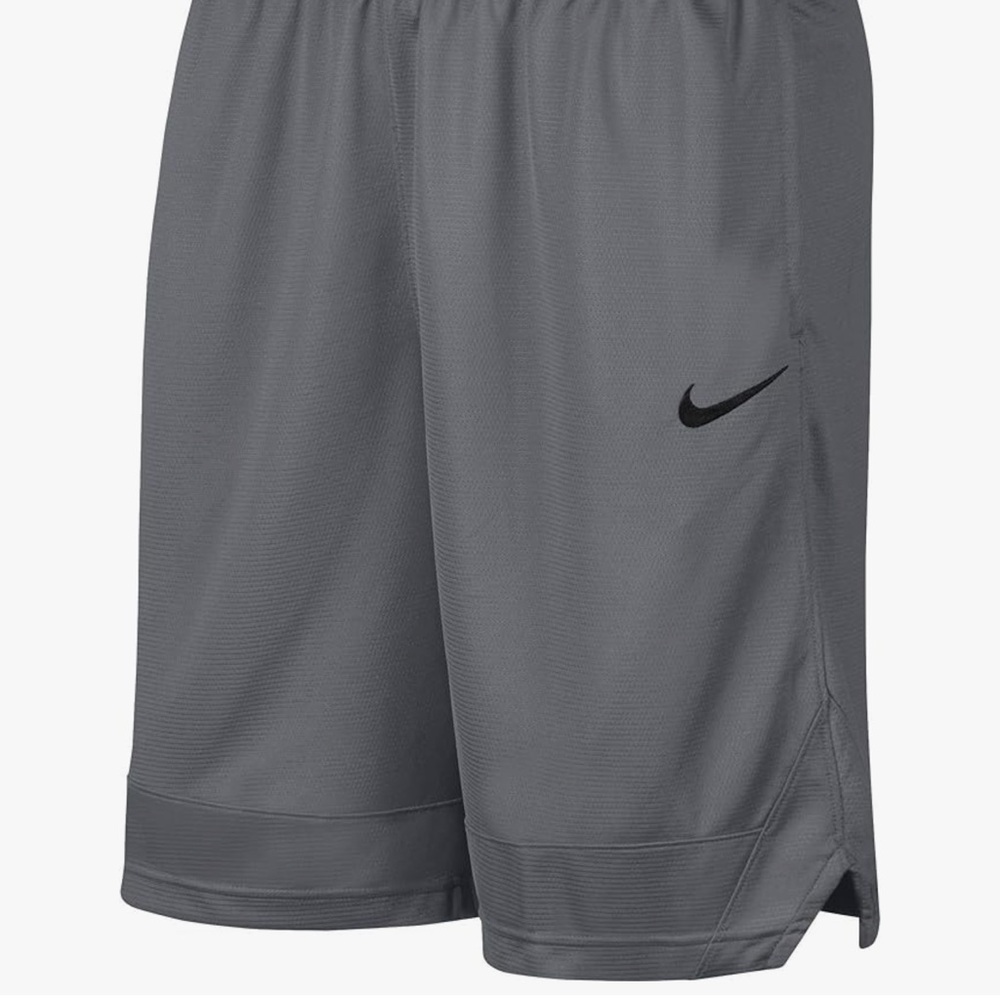 NWT NIKE DRI FIT Men’s Basketball Shorts Gray Small